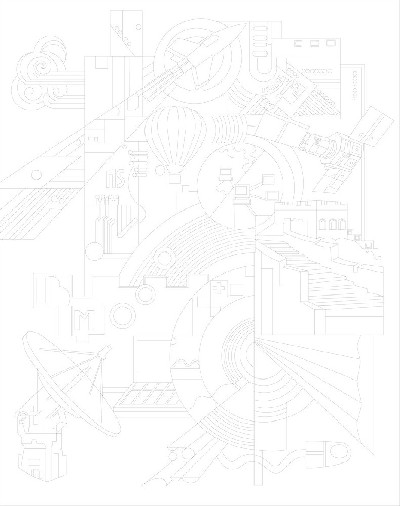 科技创新浮雕雕塑原创手绘设计稿